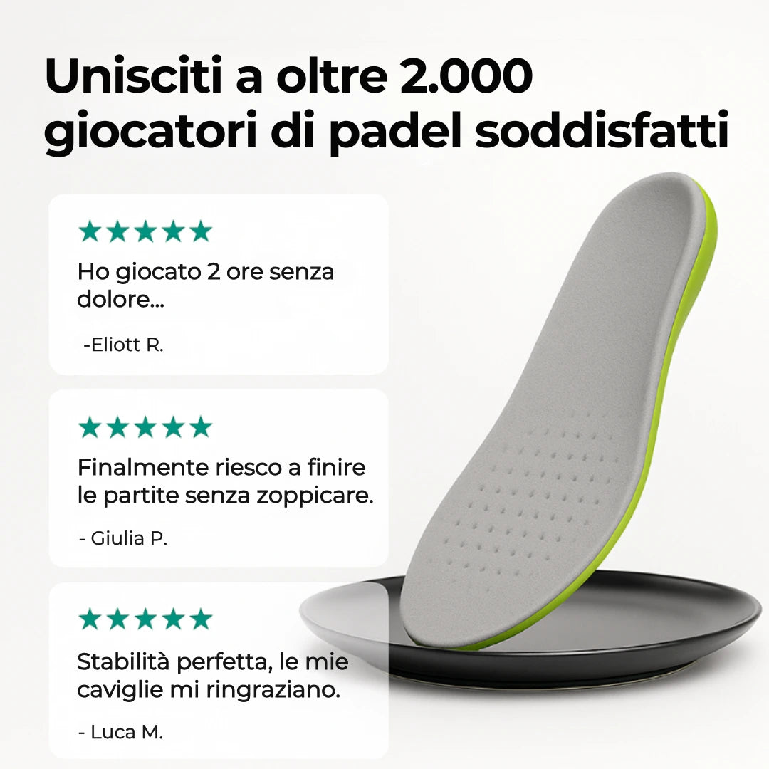 Sottopiedi Padelio™ Performance